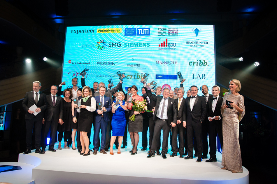 Würdige Gewinner der "Headhunter of the Year"-Awards 2016
